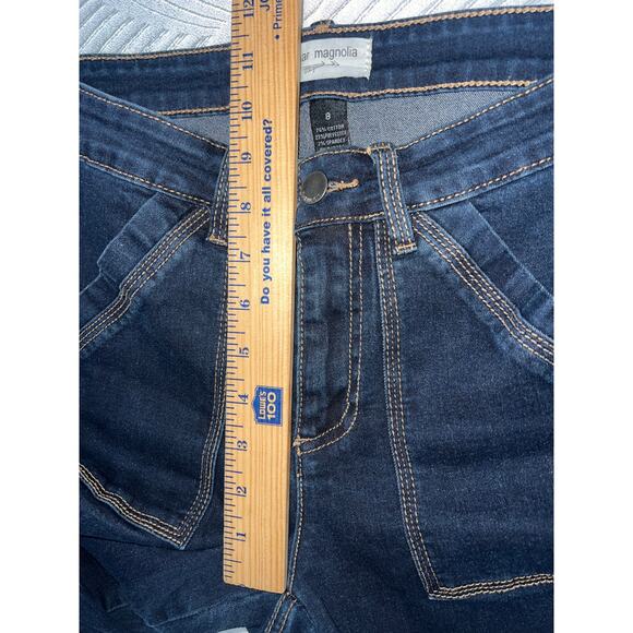 Sugar Magnolia Women’s Dark Blue Straight-Leg Jeans Size 8 Classic Fit Sale!!! - Picture 6 of 12